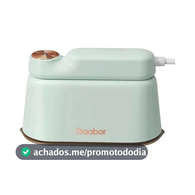 Ferro A Vapor Pocket Portátil Gaabor Vapor Spray Verde