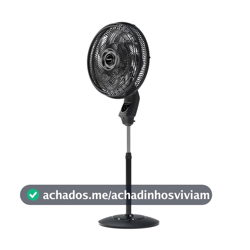 Ventilador Mallory Max Control Preto e Grafite - 220V