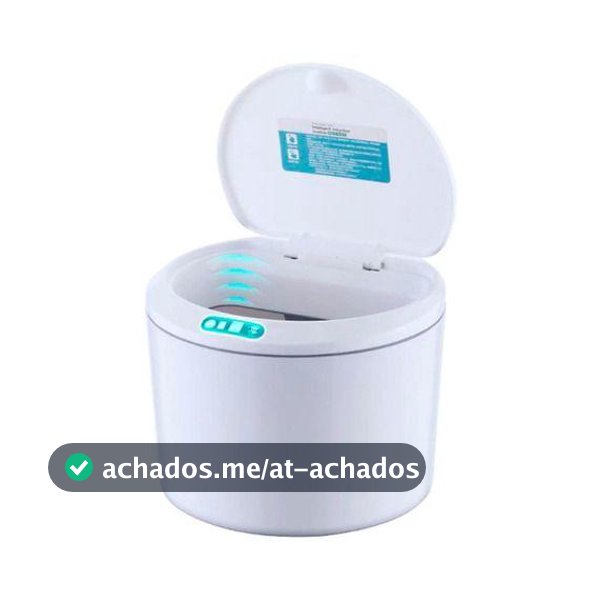 Lixeira Banheiro Cozinha Automática Sensor 3 Litros Lixo