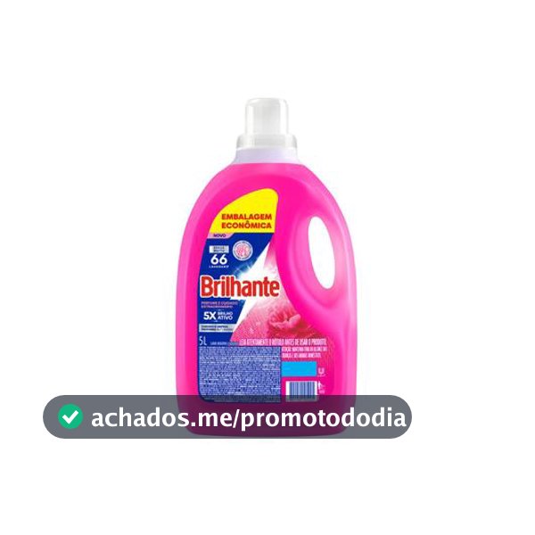 Sabão Líquido Brilhante Perfume e Cuidado Extraordinário 5L