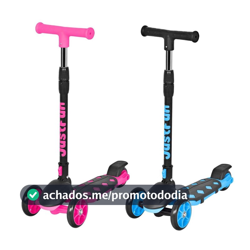 Patinete 3 Rodas Infantil Radical Ajustável Para Crianças