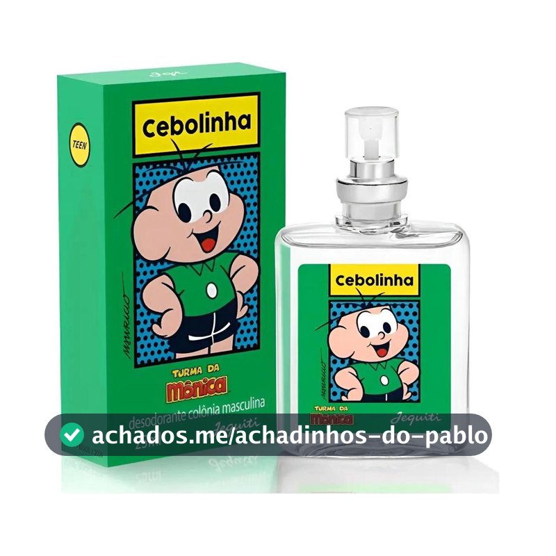 Perfume Colônia Cebolinha Deo Jequiti Turma Da Mônica 25ml