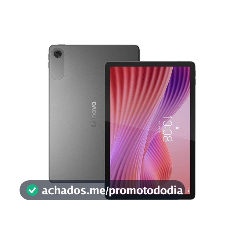Tablet Lenovo Tab ZAEH0151BR 4GB RAM 64GB 10,1" Android 14 MediaTek Helio G85 Octa-Core Wi-Fi Bluetooth