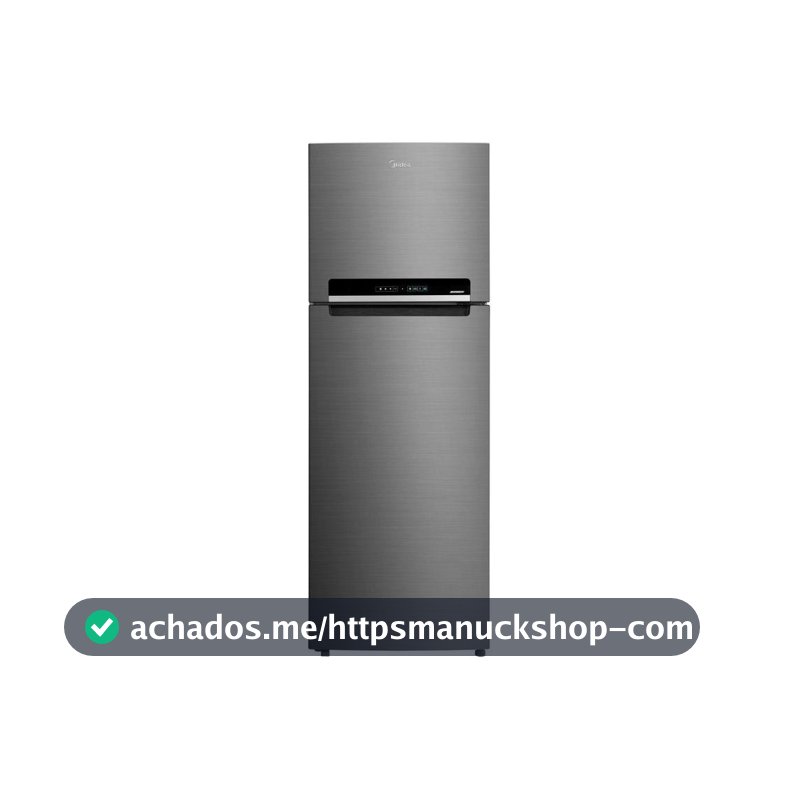 Geladeira/Refrigerador Midea Frost Free Duplex Inox 394L MDRT533EVD461