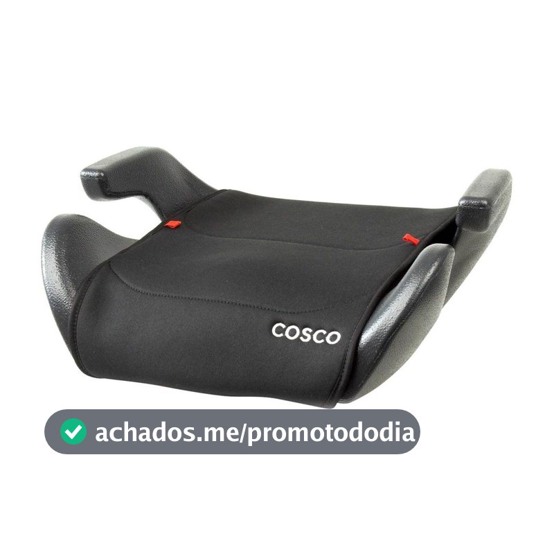 Assento de Elevação Cosco Kids Clippy 15 a 36kg - Preto - Assento de Elevação / Booster