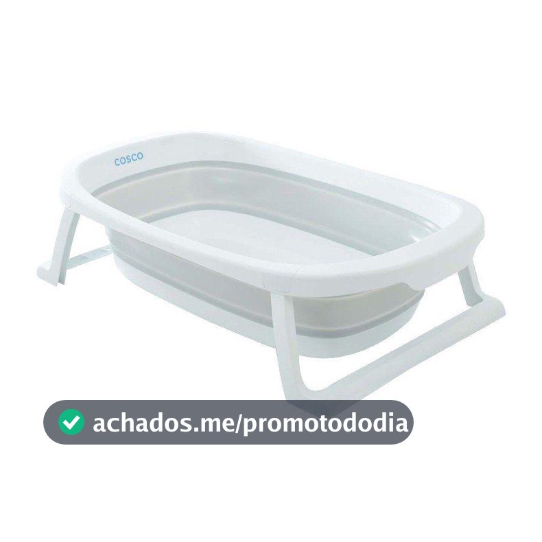 Banheira de Bebê Cosco Kids Dobrável Whippy 30L - Banheira de Bebê