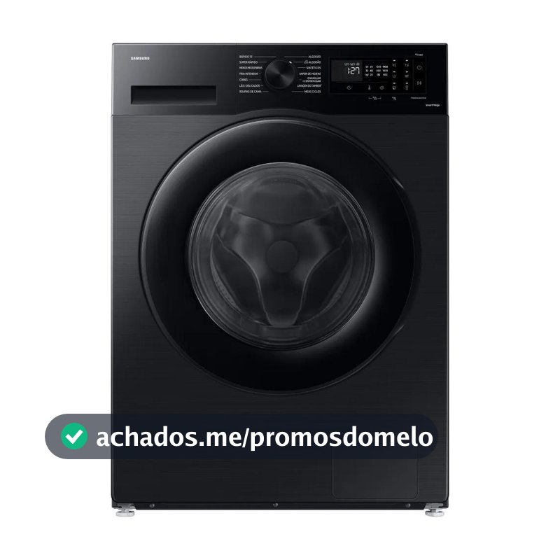 Lavadora Digital Inverter Samsung WW13CG Black 13kg - Máquina de Lavar - Magazine In_2936609