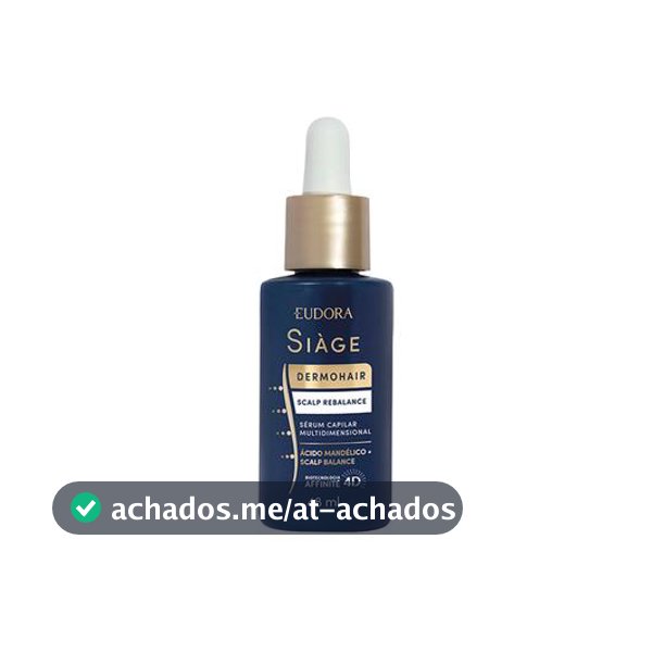 Sérum Capilar Eudora Siàge Dermohair Scalp Rebalance 48ml - Cauterização Capilar - Magazine Promonaweb26