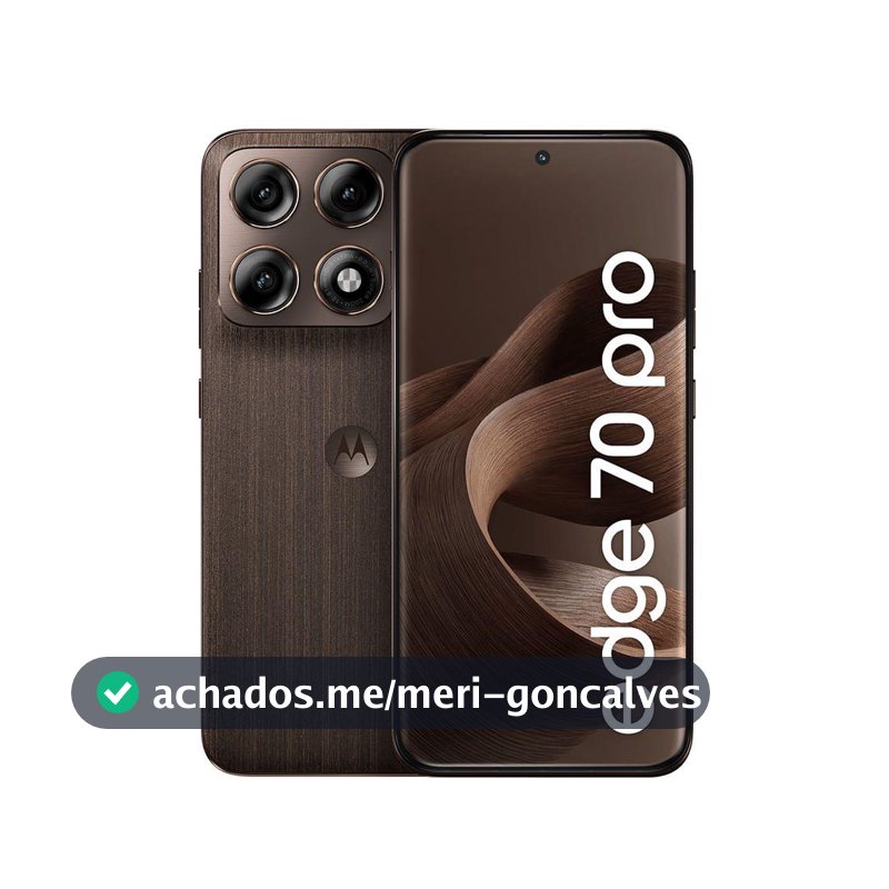 Smartphone Motorola Edge 70 PRO 5G 512GB 12GB RAM, 12GB Ram Boost, 4 câmeras de 50MP, Tela 1.5K extreme AMOLED 144Hz,Bateria 6500 mAh, IP68/IP69 - Celular Motorola - Magazine Mtas3434
