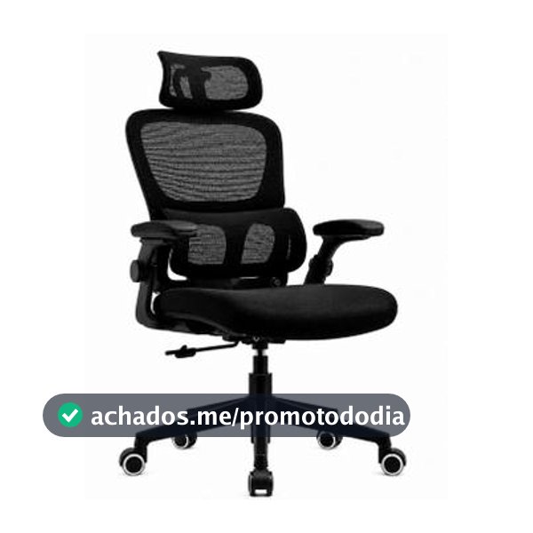 Cadeira Escritório Ergonômica Premium Com Ajuste de Lombar e Apoio de Cabeca Kazartte
