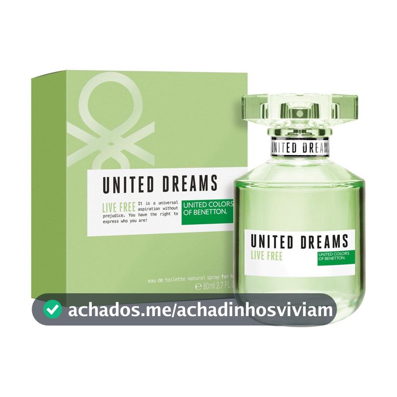 Perfume Benetton United Dreams Life Free - Feminino Eau de Toilette 80ml
