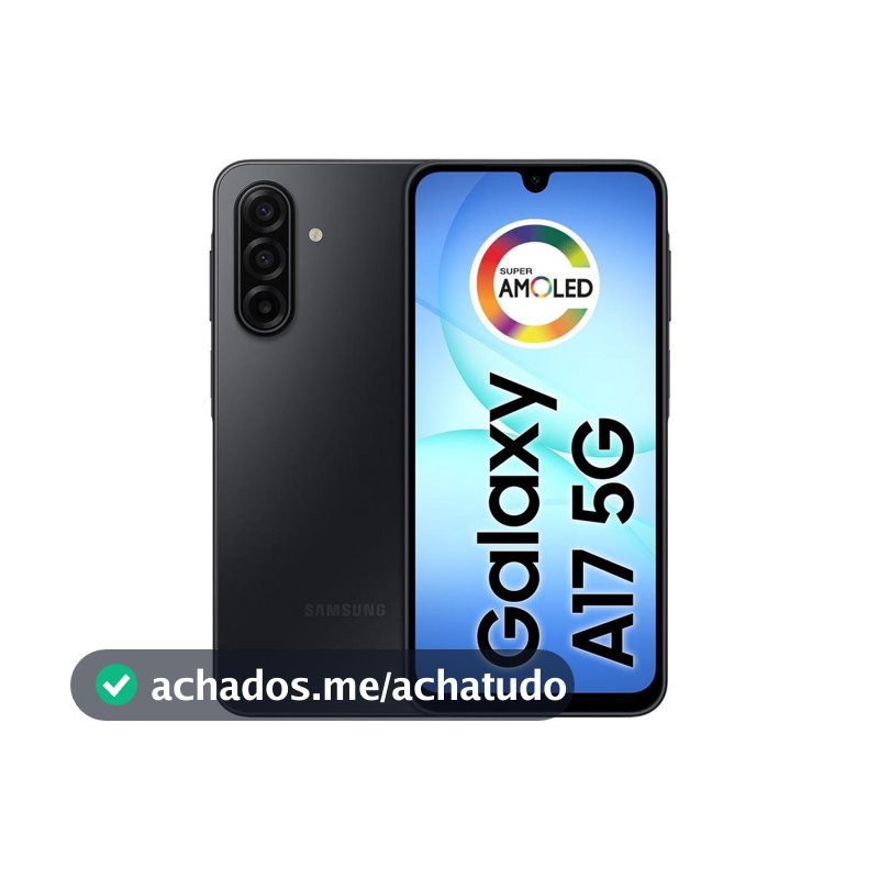 Smartphone Samsung Galaxy A17 5G 128GB 4GB RAM Preto