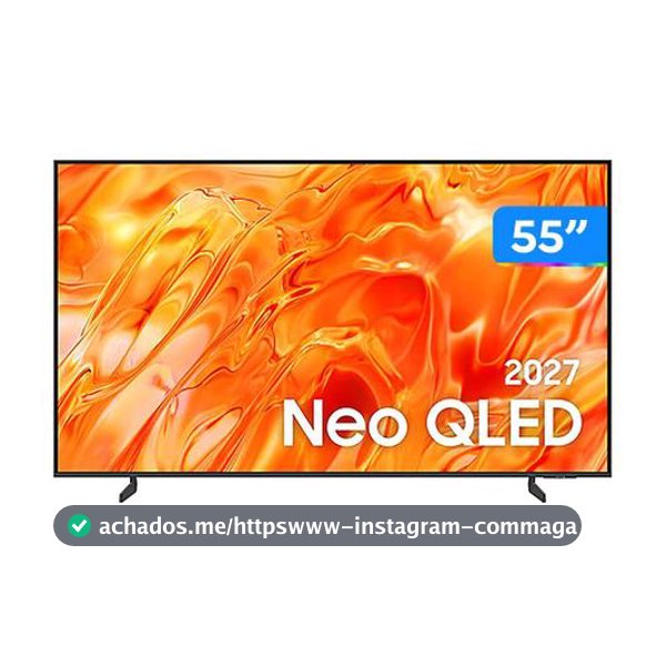 Smart TV 55" Samsung 4K UHD Neo QLED One UI Tizen QN55QN70HAGXZD 2027 - TVs