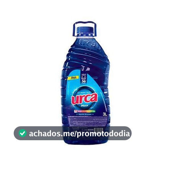 Lava Roupas Liquido  Urca Azul 3l - Sabão Líquido