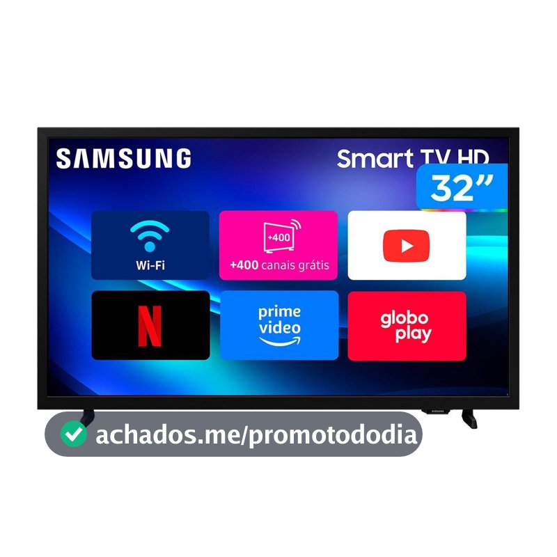 Samsung Smart TV 32" HD H5000F 2025, Canais Gratuitos, HDR, - Smart Tv - Magazine Cacaprom0