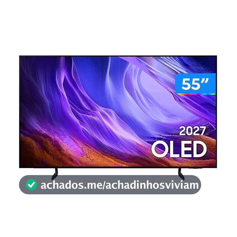 Samsung Vision AI TV 55" OLED 4K S85H 26/2027, Pacote Gamer Premium, G-Sync, Vision AI Companion Pro, Painel 120hz - Smart Tv - Magazine Promocoesdosdias