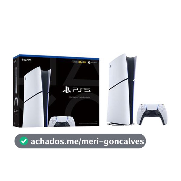 Console PlayStation 5 Slim Digital 825GB com controle Dualsense