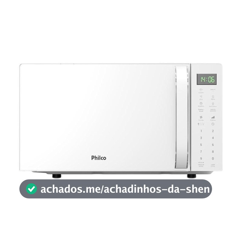 Micro-ondas Philco 20L Branco PMO24B
