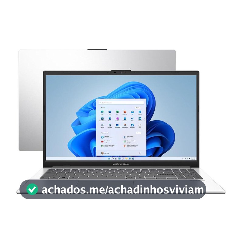 Notebook ASUS Vivobook Go 15 Intel Core i3 N305 8GB RAM SSD 256GB Full HD Windows 11 E1504GA-NJ434W - Notebook Asus - Magazine In_2936609