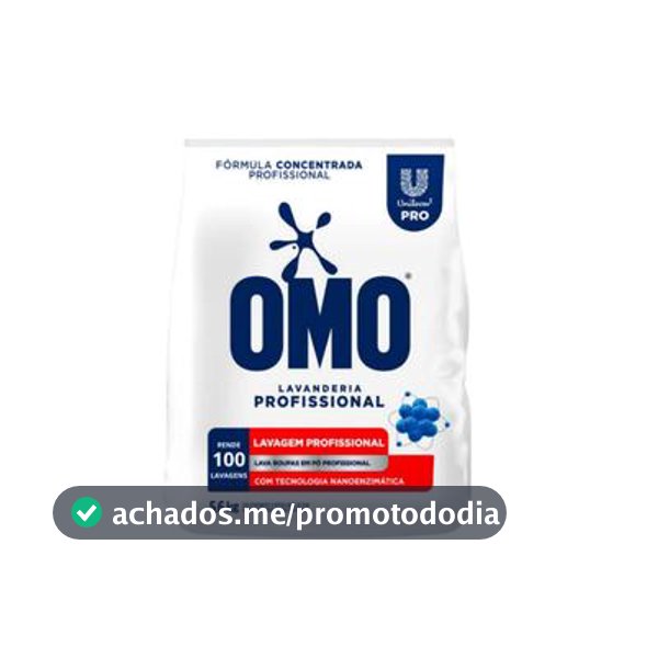 Lava Roupas Pó 5,6KG Omo Lavanderia Pro