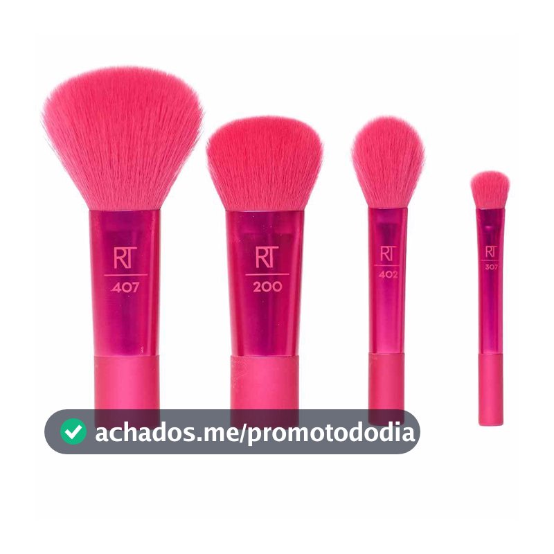 Kit Mini Pincéis Real Techniques + Época Cosméticos - Essentials Brush