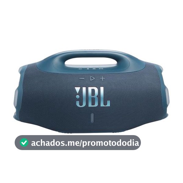 Caixa de Som JBL Boombox 4 Azul Bluetooth Até 34h de Bateria