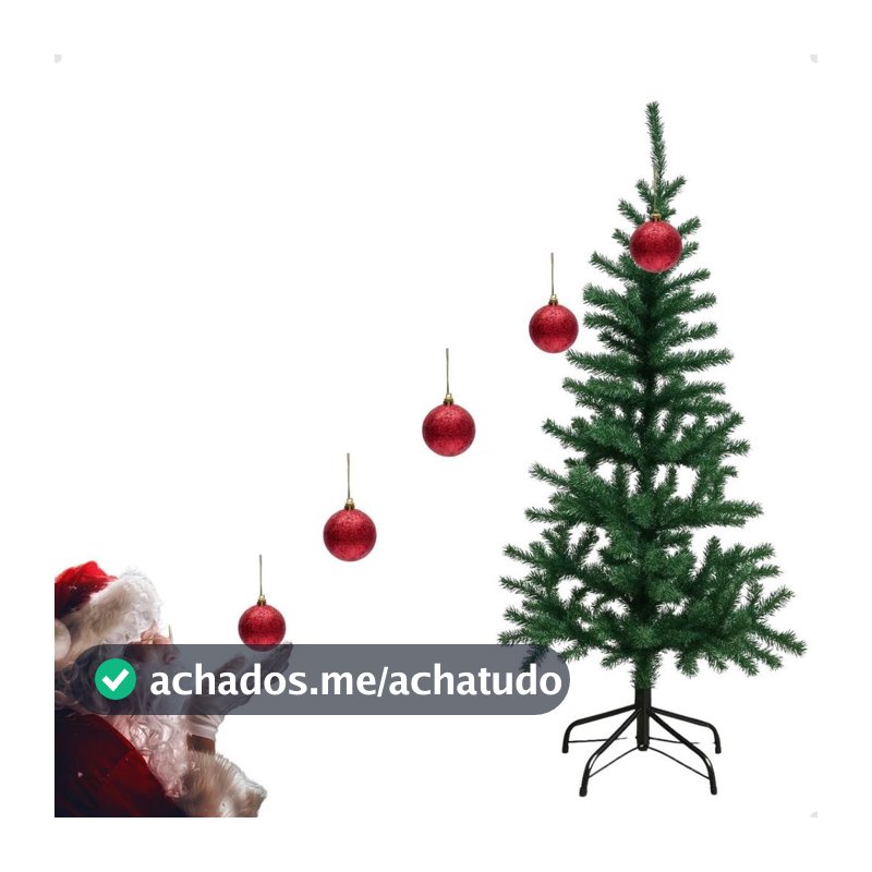 Arvore Pinheiro Natal Premium 1,80cm Com 350 Galhos Natural - MOK - Árvore de Natal - Magazine Claudiajacm