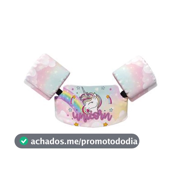 Boia De Braço Colete Infantil Salva Vidas Piscina Praia Ajustável Criança AQUAKIDS UNICÓRNIO - Nash - Boia Infantil / Bebê