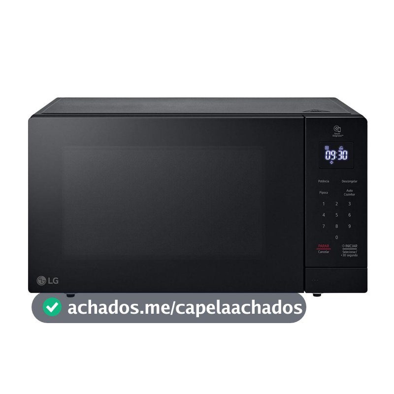 Micro-ondas LG 30L Preto Solo NeoChef MS3033DSA.FBKGLGZ