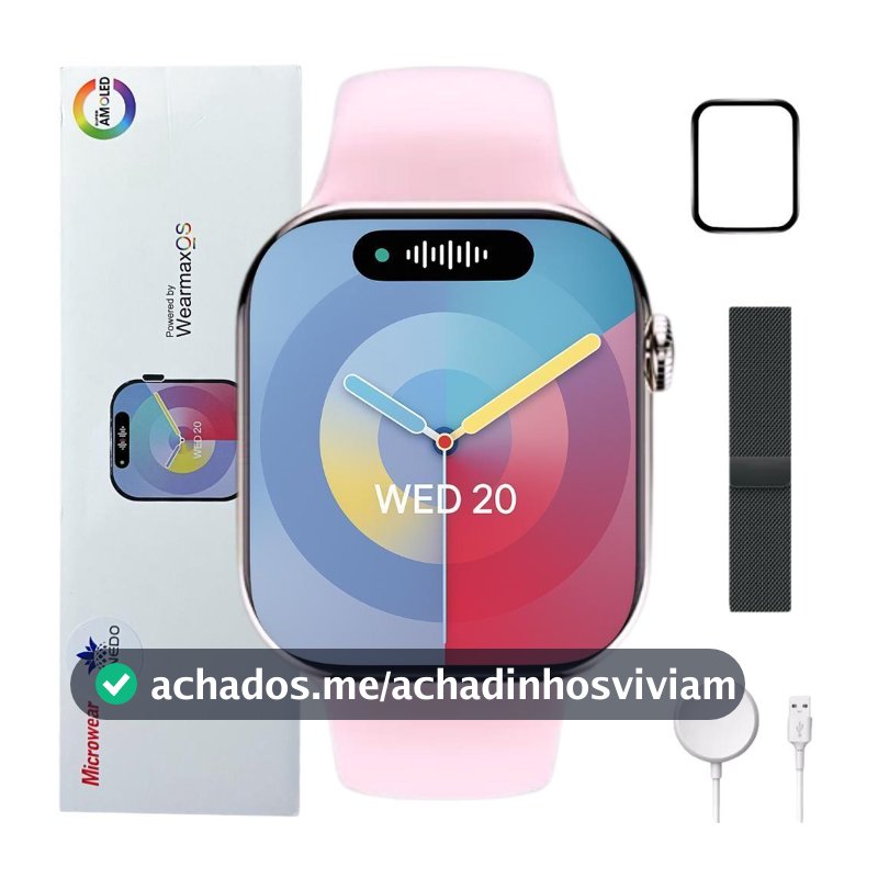 Smartwatch Masculino Feminino W99 Pro 45mm Amoled Nfc Gps 2027