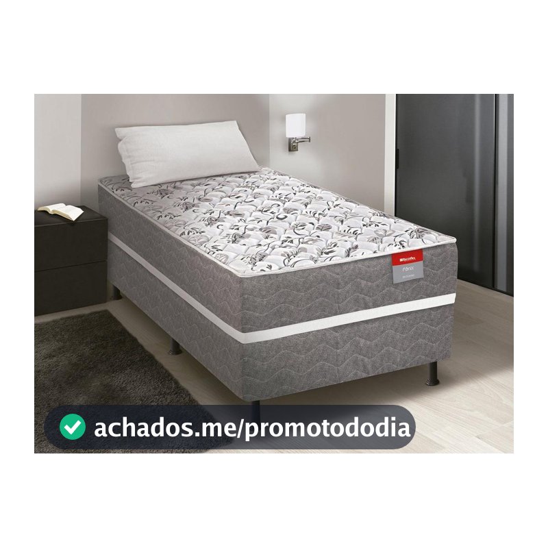 Cama Box Conjugada Solteiro Reconflex Espuma 55x88x188cm Fenix - Cama Box Conjugada Solteiro