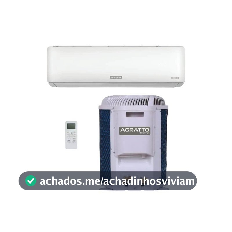 Ar Condicionado Split Inverter 9000 BTUs Agratto Zen Top Frio ZICST9F-02 - 220V