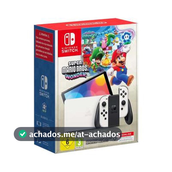 Console Nintendo Switch OLED 64GB  Edição Super Mario Bros Wonder