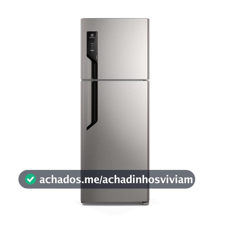 Geladeira/Refrigerador Electrolux Frost Free Duplex Inox Look 480L Efficient TF71S