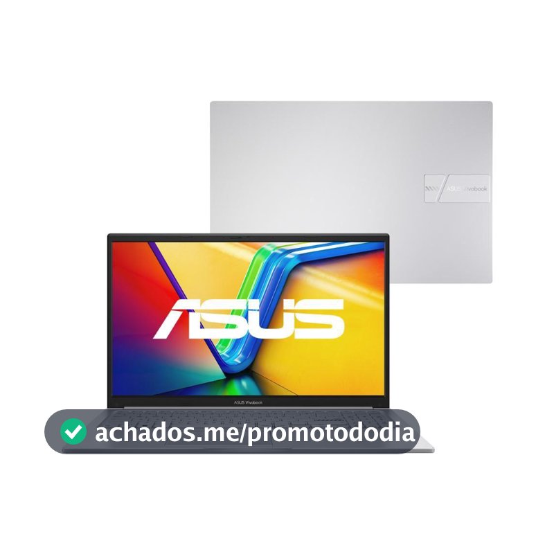 Notebook ASUS Vivobook 15 X1504VA Intel Core i5 1334U 4GB Ram 256Gb SSD Linux KeepOS Tela 15,6" LED FHD Silver - NJ1726 - Notebook Asus - Magazine Cacaprom0