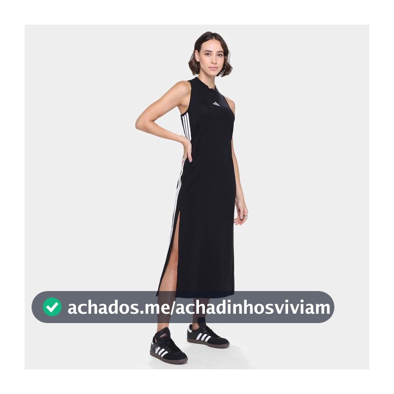 Vestido Adidas 3 Stripes Feminina