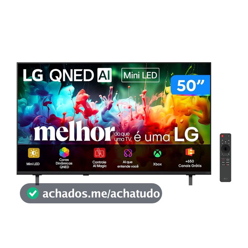 Smart TV 50" LG 4K UHD QNED Mini LED AI QNED7 50QNED70BSA WebOS 26 2026 - Smart Tv - Magazine Afnetoloja