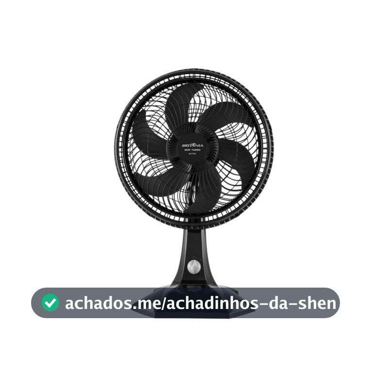 Ventilador de Mesa Britânia BVT301 30cm