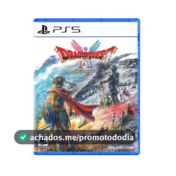 Dragon Quest I e II HD-2D Remake PS5 Midia Fisica