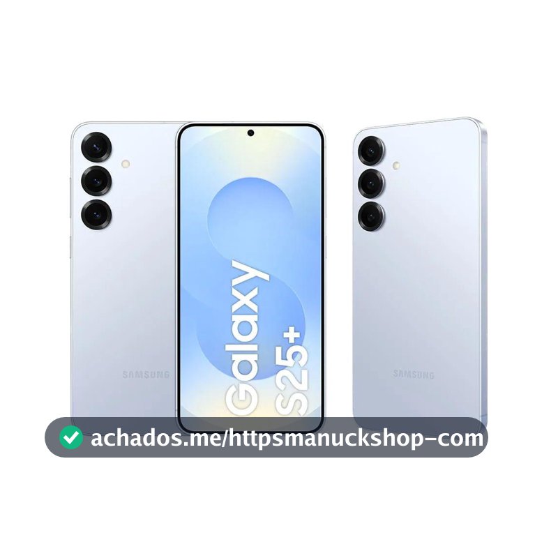 Celular Samsung Galaxy S25+ 5G, 256GB, 12GB RAM, Câmera Tripla de 50+12+10, Tela Grande de 6.7"