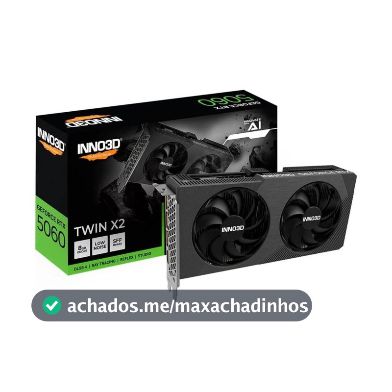 Placa de video rtx5060 8gb gdddr7 128bits inno3d twin x2