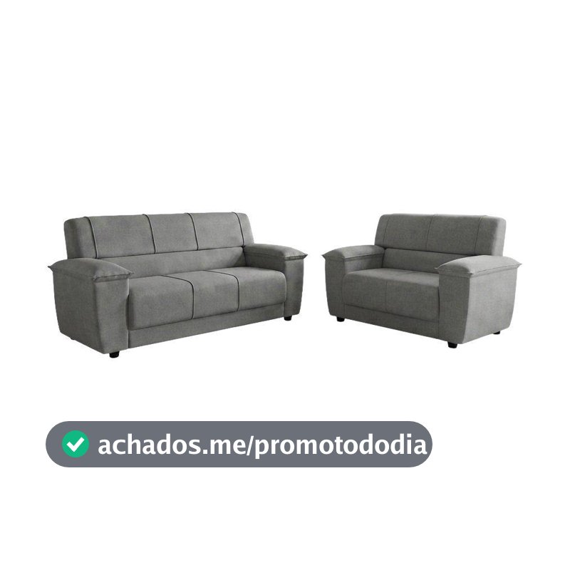 Conjunto de Sofás 2 e 3 Lugares Viena Plus SMP