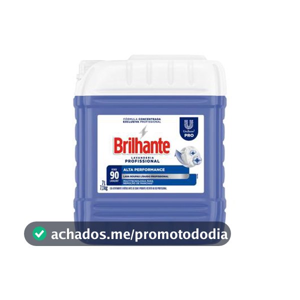 Sabão Líquido Brilhante Alta Performance Concentrado Profissional 7L