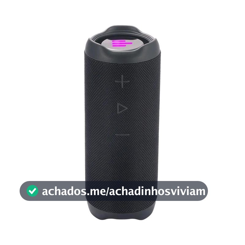Caixa de Som Bluetooth Pulse Jump SP618 Portátil IPX6 Preta Extreme Bass