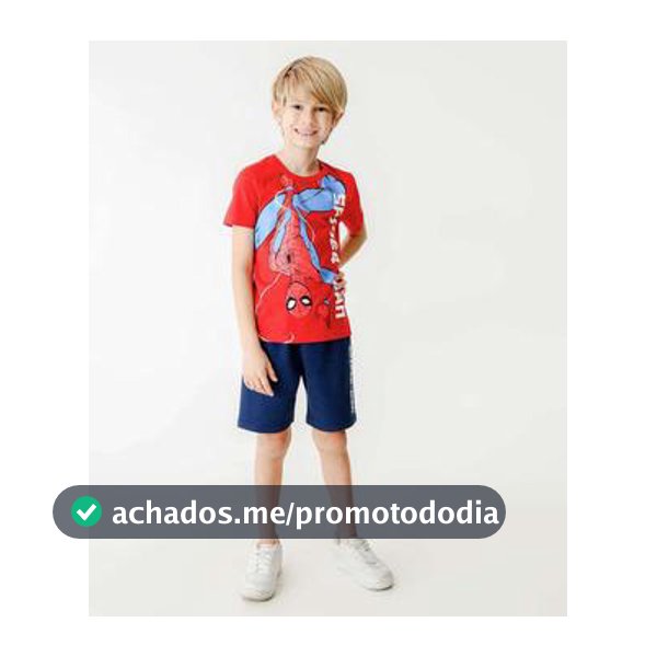 Conjunto Infantil Homem Aranha Marvel Tam 4 a 10-08295