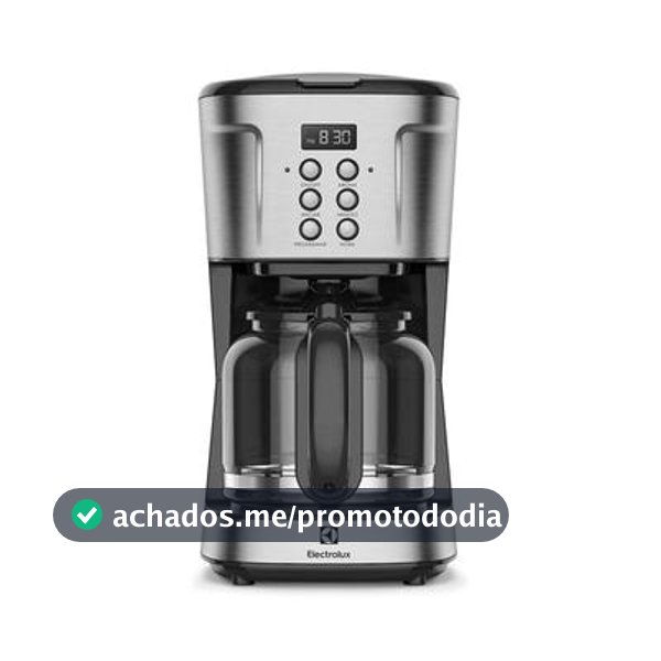 Cafeteira Elétrica Electrolux Digital 38 Xícaras Experience Programável com Timer Cor Inox (ECM30)
