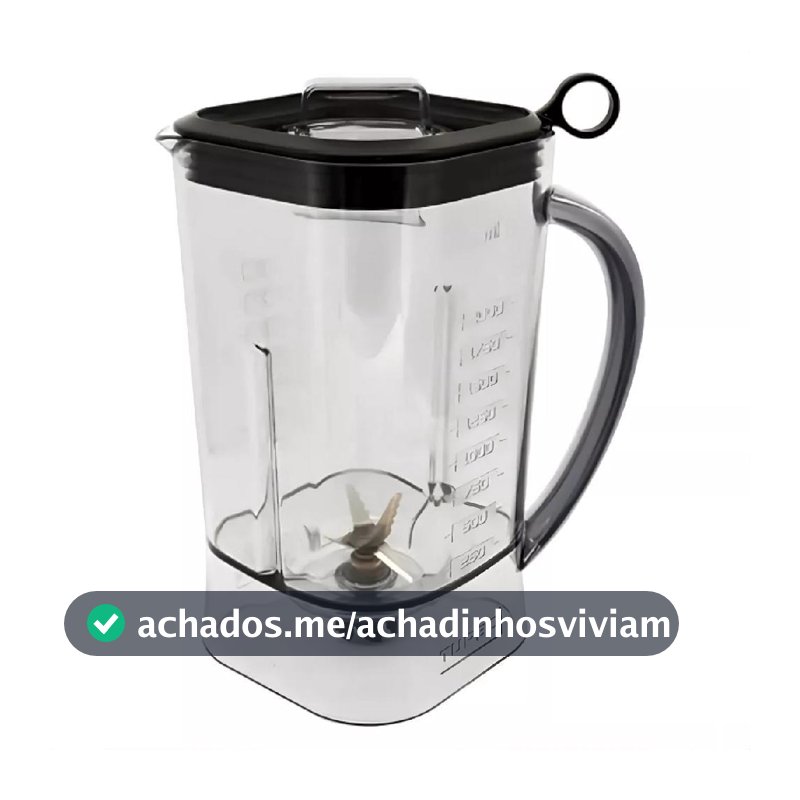 Copo Original Liquidificador Britânia BLQ1300 Preto Com Tampa