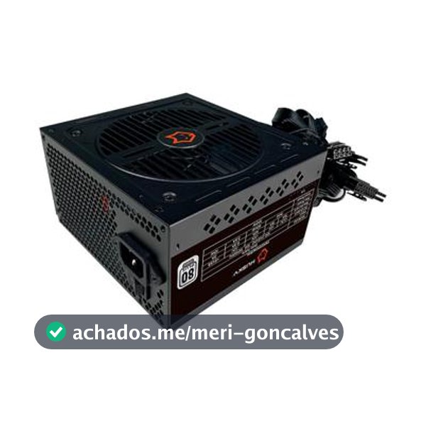 Fonte Husky Sledger 550W, 80 Plus White, PFC ativo, Bivolt - HFN550PT - Fonte de Alimentação - Magazine Infotecnan