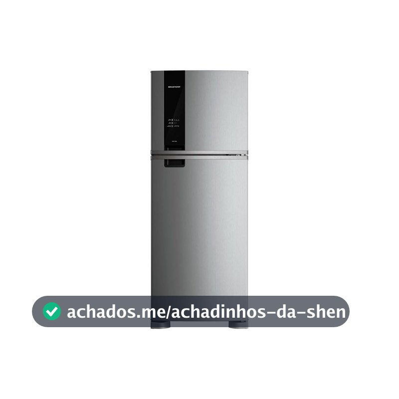 Geladeira/Refrigerador Brastemp Frost Free Duplex Prata 463L BRM55FK