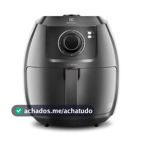 Air fryer Fritadeira Sem Óleo Elétrica Electrolux 6,5L Family Cesto Removível Com Timer 1700W de potência EAF50 Grafite Efficient Por Rita Lobo - Fritadeira sem Óleo / Air Fryer - Magazine Moniqueglima